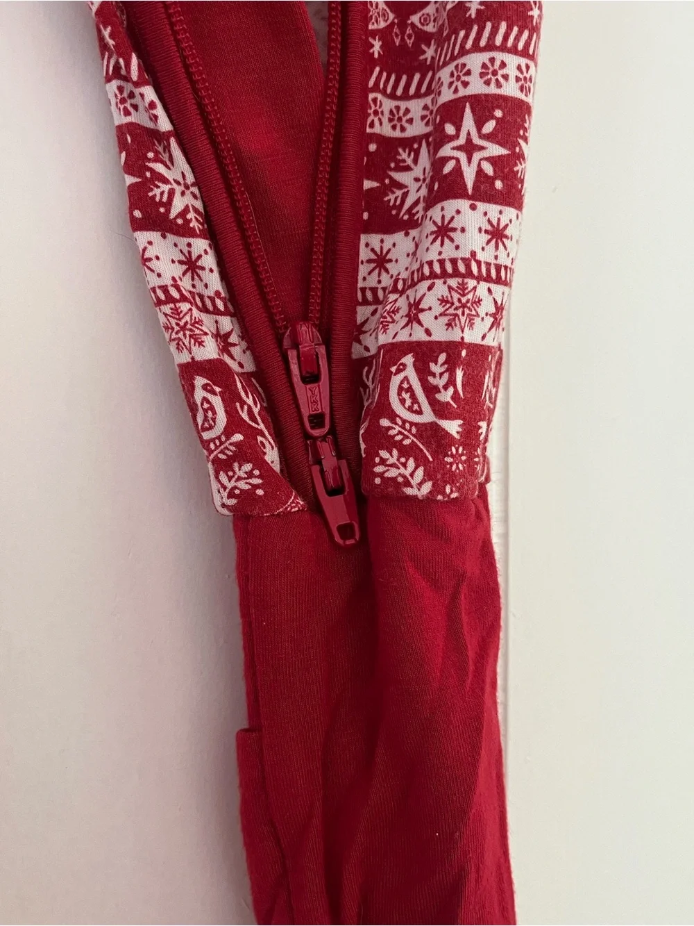 Little Sleepies Reindeer Cheer Zippy Footie Bamboo Size 12-18 Months
